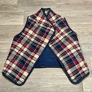 BCBGENERATION Sz S Plaid Vest